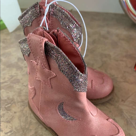 Lil pink baby cowgirl boots 🤠 Cat & Jack - Picture 2 of 10